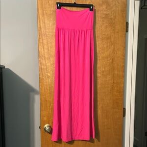Pink Maxi Skirt